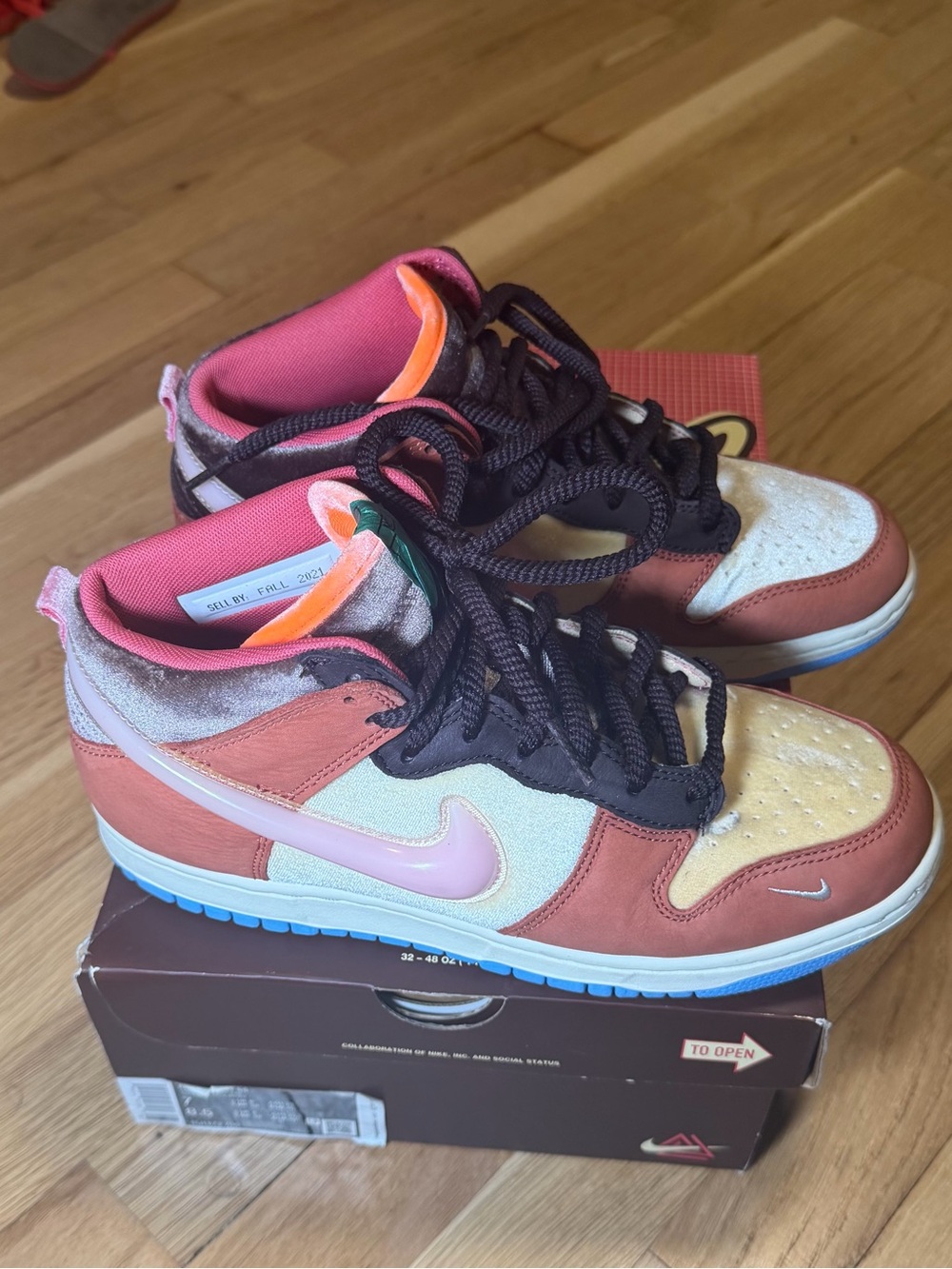Social Status Free Lunch Chocolate Milk- Nike